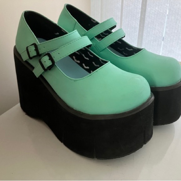 Demonia Shoes - *Last Chance* Custom Mint Kera-08 Demonia’s